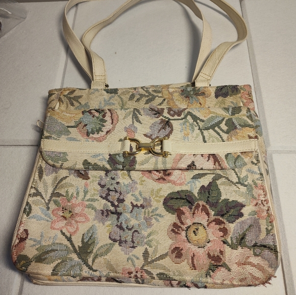 Source Unknown Floral Tapestry Shoulder Bag - Picture 1 of 6